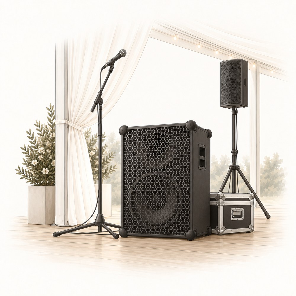 Soundboks og lydudstyr