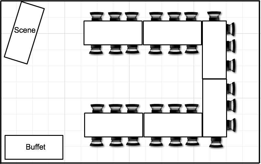 Partytelt på 5x8 meter
